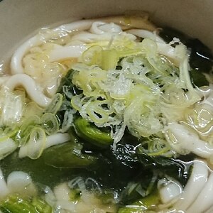 簡単★即席★わかめうどん